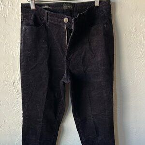 Talbots Dark Blue/Black Corduroy Jegging Pants 8P